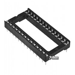 Панель DIP широкая, 28pin, DIP-28-W, для микросхем Панель DIP широкая, 28pin, DIP-28-W, для микросхем
