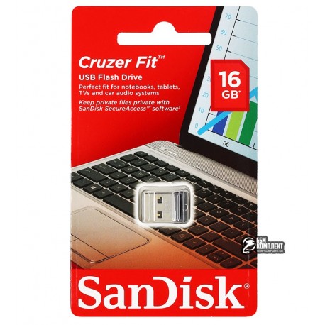 Флешка 16 Gb SanDisk Cruzer Fit USB3.0 Flash Drive (SDCZ33-016G-B35)