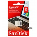 Флешка 16 Gb SanDisk Cruzer Fit USB3.0 (SDCZ33-016G-B35) Flash Drive