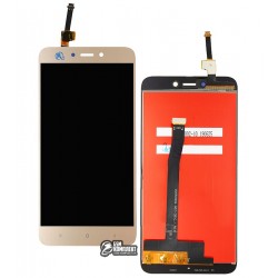 Дисплей Xiaomi Redmi 4X, золотистый, с сенсорным экраном, High Copy