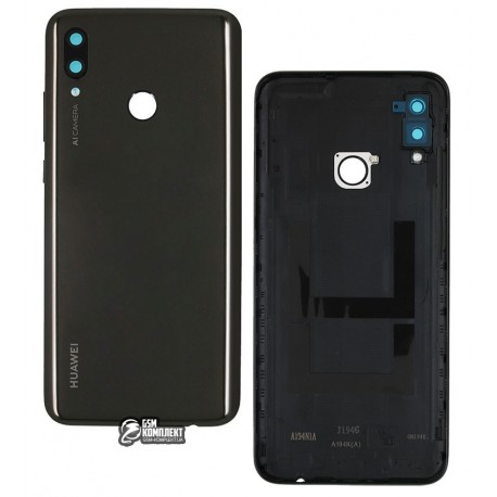 Задняя панель корпуса Huawei P Smart (2019), POT-LX1, черная, Original (PRC)