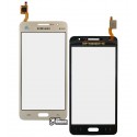 Тачскрин для Samsung G531H/DS Grand Prime VE, China quality, золотистый, BT541C