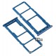 Держатель SIM-карты для Samsung A505F/DS Galaxy A50, синий, комплект 2 шт., c держателем MMC