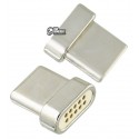 Адаптер Magnetic Clip-On Type-c, Сталевий