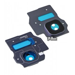 Стекло камеры для Samsung G955F Galaxy S8 Plus, G955FD Galaxy S8 Plus, серое, orchid gray