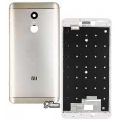 Корпус Xiaomi Redmi Note 4X, оригінал (PRC), золотистий, snapdragon