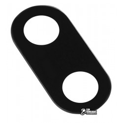 Стекло камеры для Meizu M6T, размер 17,8x7,9 мм, черное