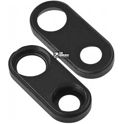 Стекло камеры Apple iPhone 7 Plus, черное, с рамкой Стекло камеры Apple iPhone 7 Plus, черное, с рамкой