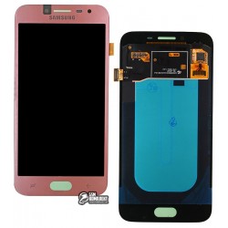Дисплей для Samsung J250 Galaxy J2 (2018), розовый, с сенсорным экраном (дисплейный модуль), Original (PRC), original glass Дисплей для Samsung J250 Galaxy J2 (2018), розовый, с сенсорным экраном (дисплейный модуль), Original (PRC), original glass