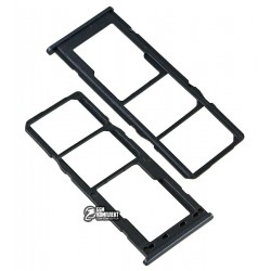 Держатель SIM-карты для Samsung M105F/DS Galaxy M10, черный, charcoal black
