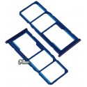 Держатель SIM-карты для Samsung M105 Galaxy M10, M205 Galaxy M20, M305 Galaxy M30, синий, ocean blue