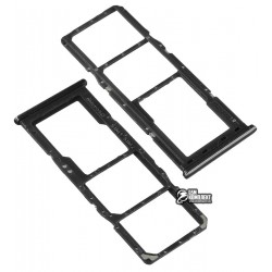 Держатель SIM-карты для Samsung A705F/DS Galaxy A70, черный