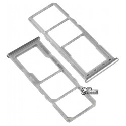 Держатель SIM-карты для Samsung A705F/DS Galaxy A70, белый