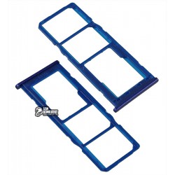 Держатель SIM-карты для Samsung M105F/DS Galaxy M10, синий, ocean blue