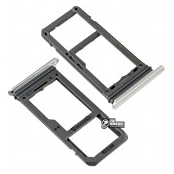 Держатель SIM-карты для Samsung G950FD Galaxy S8, G955FD Galaxy S8 Plus, серебристый, arctic Silver, single SIM