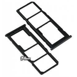 Держатель SIM-карты для Samsung M205F/DS Galaxy M20, черный, charcoal black