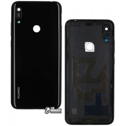 Задняя панель корпуса для Huawei Y6 (2019), Y6 Prime (2019), черная, midnight black Задняя панель корпуса для Huawei Y6 (2019), Y6 Prime (2019), черная, midnight black