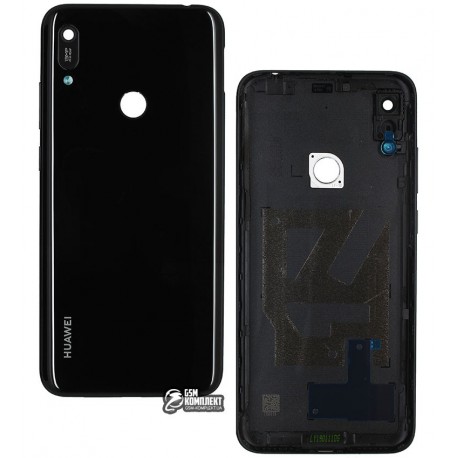 Задняя панель корпуса для Huawei Y6 (2019), Y6 Prime (2019), черная, midnight black