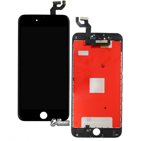 Дисплей iPhone 6S Plus, черный, с сенсорным экраном (дисплейный модуль), с рамкой, Сopy, NCC ESR ColorX