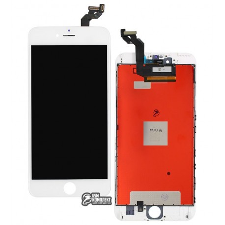 Дисплей iPhone 6S Plus, белый, с сенсорным экраном (дисплейный модуль), с рамкой, Сopy, NCC ESR ColorX