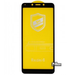 Закаленное защитное стекло для Xiaomi Redmi 6, Redmi 6A, 0,26 мм 9H, 4D ARC, черное Закаленное защитное стекло для Xiaomi Redmi 6, Redmi 6A, 0,26 мм 9H, 4D ARC, черное