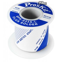 Припой Pro'sKit 8PK-033DD, Sn 62%, Pb 36%, Ag 2%, 0,8 мм, 100 г Припой Pro'sKit 8PK-033DD, Sn 62%, Pb 36%, Ag 2%, 0,8 мм, 100 г
