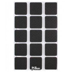 Самоклеющиеся ножки для корпуса, вспененные, квадратные 25 x 25 мм, 15шт