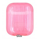 Чехол для Apple AirPods Clear Case pink
