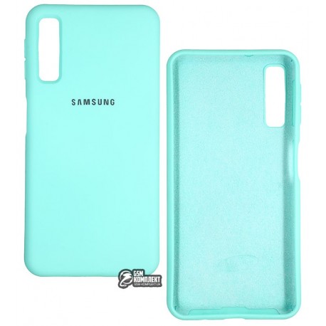 Чехол для Samsung A750F Galaxy A7 (2018), Silicone Cover, софттач силикон