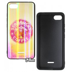 Чехол для Xiaomi Redmi 6A, WAVE Monaco Case, силикон-стекло, starbucks Чехол для Xiaomi Redmi 6A, WAVE Monaco Case, силикон-стекло, starbucks