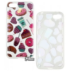 Чехол для Huawei Y5 (2018), Juicy, силиконовый, пончик