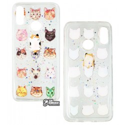 Чехол для Huawei P Smart Plus, Nova 3i, силиконовый, 3D котики