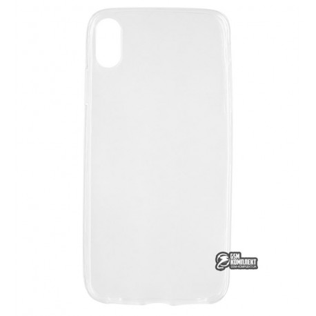 Чехол для iPhone Xs Max, TOTO Clear Case, силикон, прозрачный