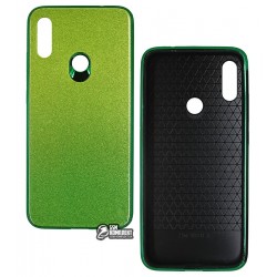 Чехол для Xiaomi Redmi Note 7, Original Glass Ambre, силикон+пластик, салатовый