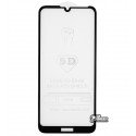 Загартоване захисне скло для Huawei Y6 (2019), Y6 Pro (2019), Honor 8A, Y6S, 0.26 mm 9H, 3D Glass, чорний колір