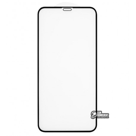 Закаленное защитное стекло для iPhone X, iPhone Xs, iPhone 11 Pro, 3D, Silicone Edge, прозрачное