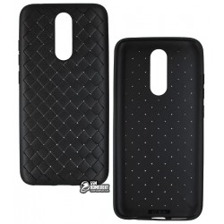 Чехол для Xiaomi Redmi 8, Weaving Case, силикон, черный