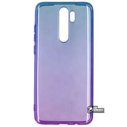 Чехол для Xiaomi Redmi Note 8 Pro, Gradient Design, силиконовый, ультратонкий (blue-purple)