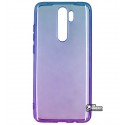 Чехол для Xiaomi Redmi Note 8 Pro, Gradient Design, силиконовый, ультратонкий (blue-purple)