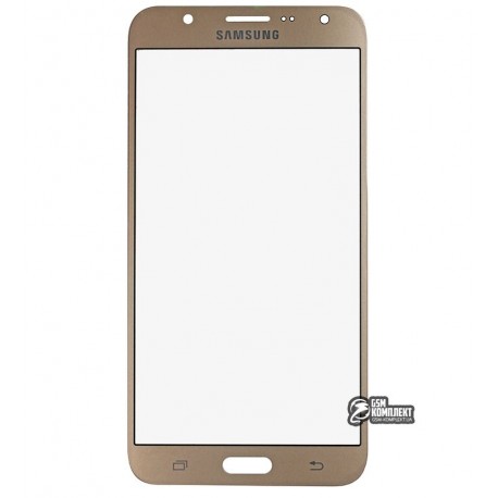 Стекло корпуса для Samsung J700F/DS Galaxy J7, J700H/DS Galaxy J7, J700M/DS Galaxy J7, золотистое