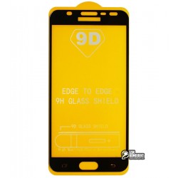 Закаленное защитное стекло для Samsung J700 Galaxy J7 (2016) 0,26 мм 9H, 2.5D, Full Glue, черное