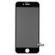 Закаленное защитное стекло для iPhone 6, iPhone 6s, 2,5D, Full Glue, Антишпион, черное