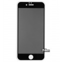 Защитное стекло для iPhone 6, iPhone 6s, 2,5D, Full Glue, Антишпион, черное