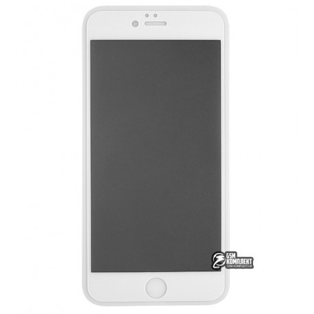 Закаленное защитное стекло для iPhone 6 Plus, iPhone 6s Plus, 2,5D, Full Glue, Антишпион, белое