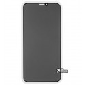 Защитное стекло для iPhone X, iPhone Xs, iPhone 11 Pro, 2.5D, Full Glue, Антишпион, черное