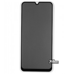 Закаленное защитное стекло для Samsung A205 Galaxy A20 (2019), 2.5D, Full Glue. Антишпион, черное