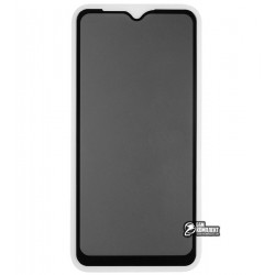 Закаленное защитное стекло для Samsung A107 Galaxy A10s (2019), M017 Galaxy M01s, 2.5D, Full Glue, Антишпион, черное