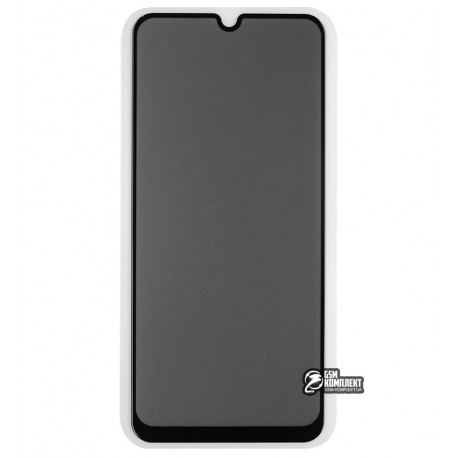Закаленное защитное стекло для Samsung A305F/A307F/A505F Galaxy A30/A30s/A50/M30s (2019), 2.5D, Full Glue, Антишпион, черное