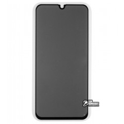 Загартоване захисне скло для Samsung A405 Galaxy A40 2019, 2.5D, Full Glue, Антишпіон, чорний колір