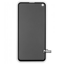 Загартоване захисне скло для Samsung G970 Galaxy S10e, 0,3мм 9H, Full Glue, Антишпіон, чорний колір